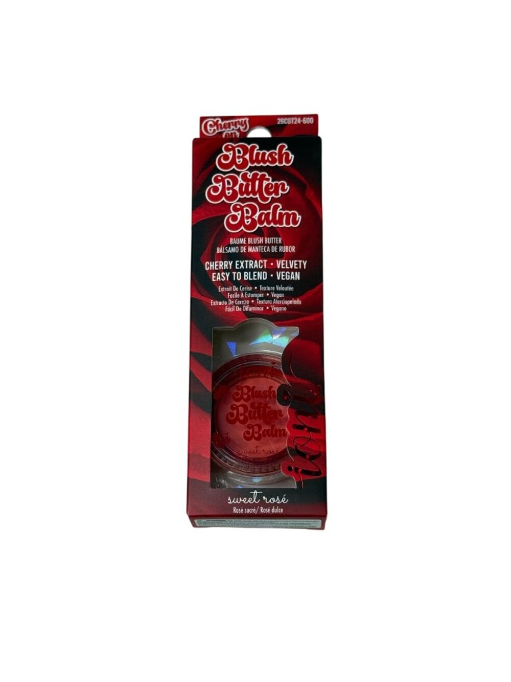 Ioni Blush Butter Balm Sweet Rose Cherry Extract Cream Blush Vegan